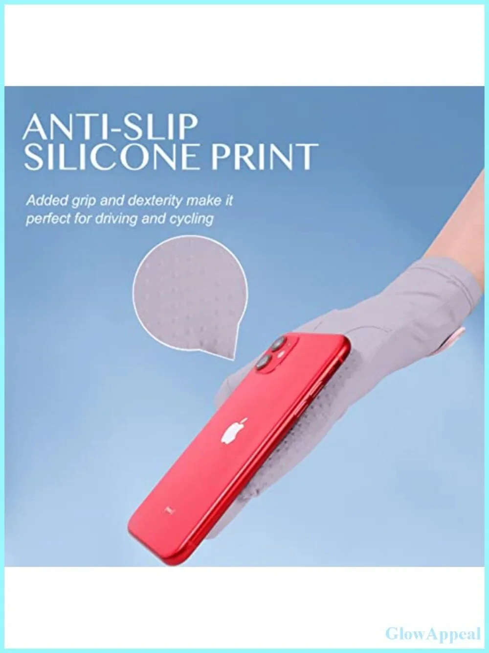 UPF 50+ Sun Gloves Women UV Protection Touchscreen Full Finger Driving Golf